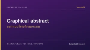 Graphical abstract ออกแบบโดยนักออกแบบ
